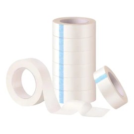 12 Cinta Micropore Para Extensión Pestañas 1x1 Sin Pelusa