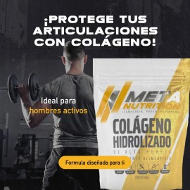 Meta Nutrition Colageno Hidrolizado 500 Gr, 50 Porciones Sin sabor                                                                                    