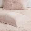 Intelligent Design Malea Shaggy Duvet with Quilted Box Design, Long