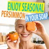 YAFUSIPE Persimmon Soap Bar for Body Odor Control, 7.06OZ/200G Natural