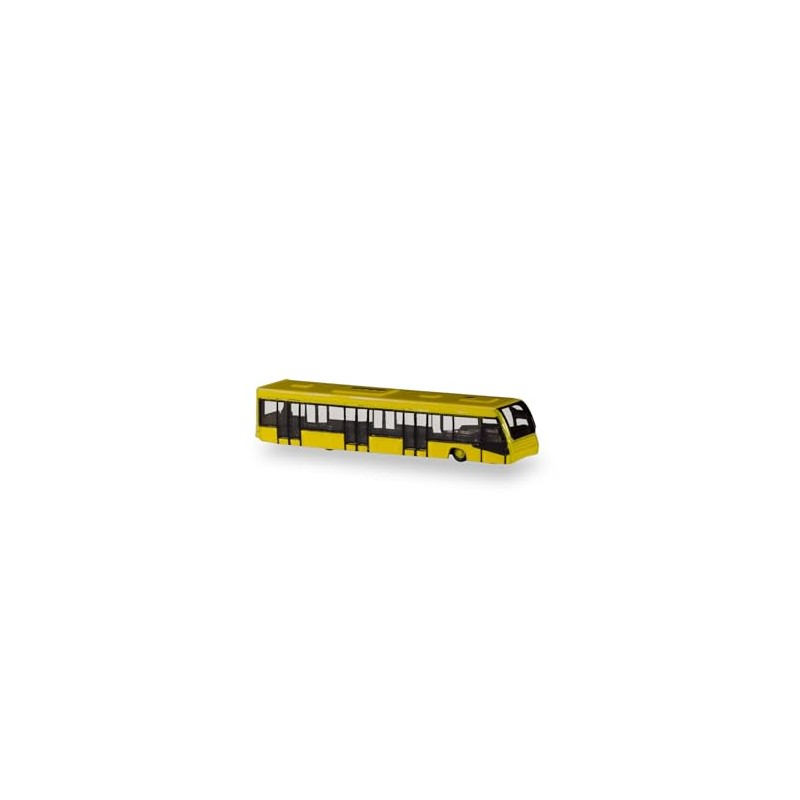 herpa 562591 Scenix-Airport Bus, Flugzeug, 4er Set, Mehrfarbig