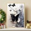 Black Butterfly 5D Diamond Painting Kits for Adults, Diamond Art