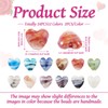 Bestewelry Pack of 24 Lampwork Heart Beads Love Heart Shape