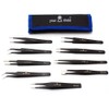 yourDroid ESD Tweezers Set 9 Pieces with Case