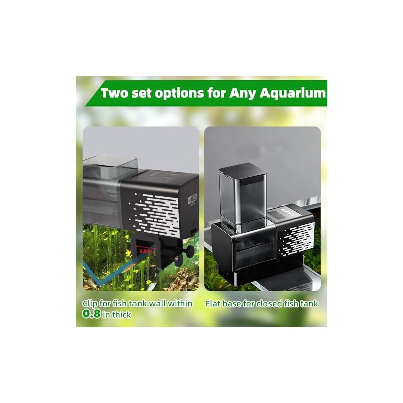 Alimentador automático para Peces, dispensador para acuarios de Interior, diseño