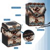 GACTIVITY Western Aztec Cow Print Collapsible Reusable Waterproof Car Trash