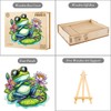 Jigfoxy Wooden Puzzle for Adults, Leisurely Frog Wooden Jigsaw Puzzles