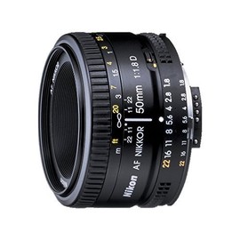 Nikon AF FX NIKKOR 50mm f/1.8D Lens for Nikon DSLR Cameras (Renewed)