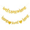 2 PACK Welcome Home Banner and Home Sweet Home Banner