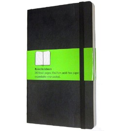Soft cover, ruled pocket notebook
