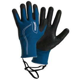 Rostaing Series Touch Gloves Transition Jacket Palm Climbing Plant Function Phone Number Touchscreen + Leash Wrist, Black/Blue, 34 x 12 x 3 cm