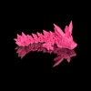 Tumbler Straw Buddy Dragon Guardian Straw Figurine 3D Printed:_Ice