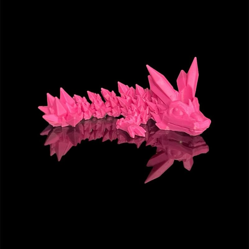 Tumbler Straw Buddy Dragon Guardian Straw Figurine 3D Printed:_Ice