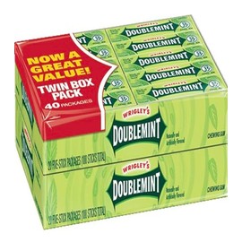 Wrigley Doublemint 5 Stick Gum (40 packs)