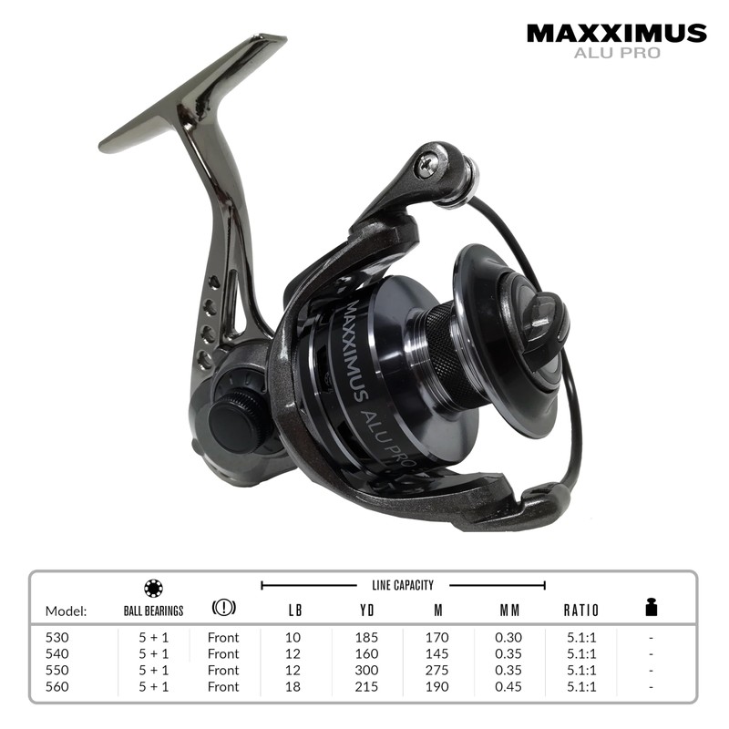 FLADEN Fishing - MAXXIMUS ALU PRO 560 Reel Front Drag