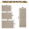 LINGKY Waffle Bath Mat, Non-Slip Bathroom Rug with Non-Slip Backing,