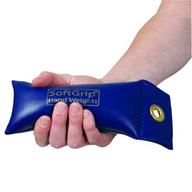 CanDo 10-0354 Soft Grip Hand Weight, 2.5 lb, Blue