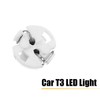 X AUTOHAUX 10 Pcs Green T3 3030 LED Interior Instrument