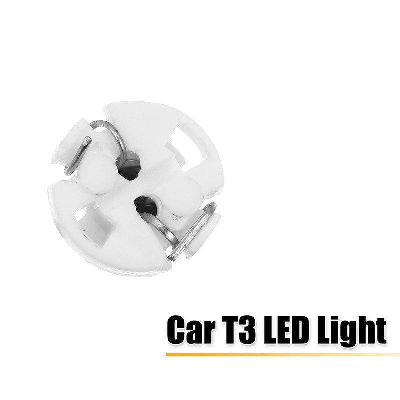 X AUTOHAUX 10 Pcs Green T3 3030 LED Interior Instrument