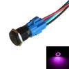 E Support 19mm 12V 3A Car Purple LED Light Angel
