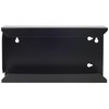 SANISMART Glove Dispenser Metal Black Matt 25 x 7.5 x