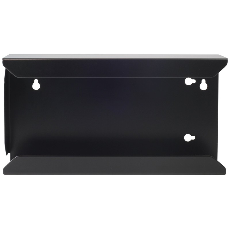 SANISMART Glove Dispenser Metal Black Matt 25 x 7.5 x