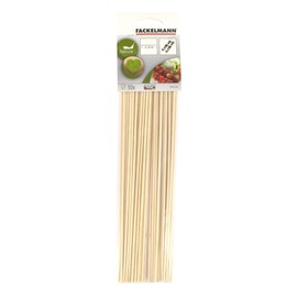 Fackelmann 56597 Wooden Skewers, Skewers, Barbecue Skewers, Wooden Skewers, 30 cm