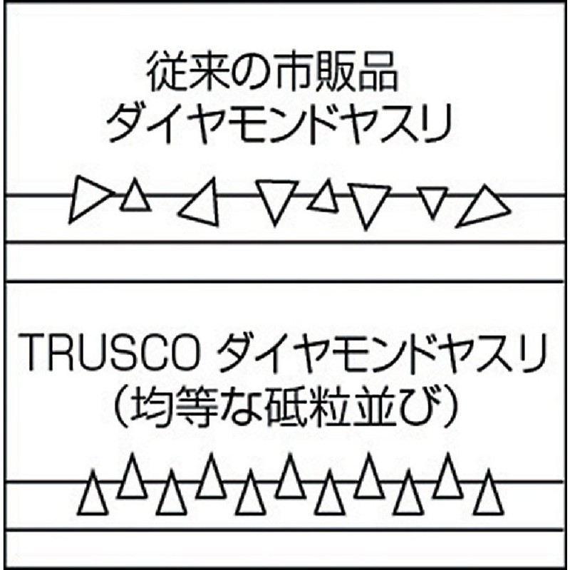 TRUSCO GS-10-HA Diamond File for Precision Blade Length 2.0 inches