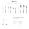 KEAWELL Premium 20/45/65 Piece Louis Silverware Set, 18/10 Stainless Steel,