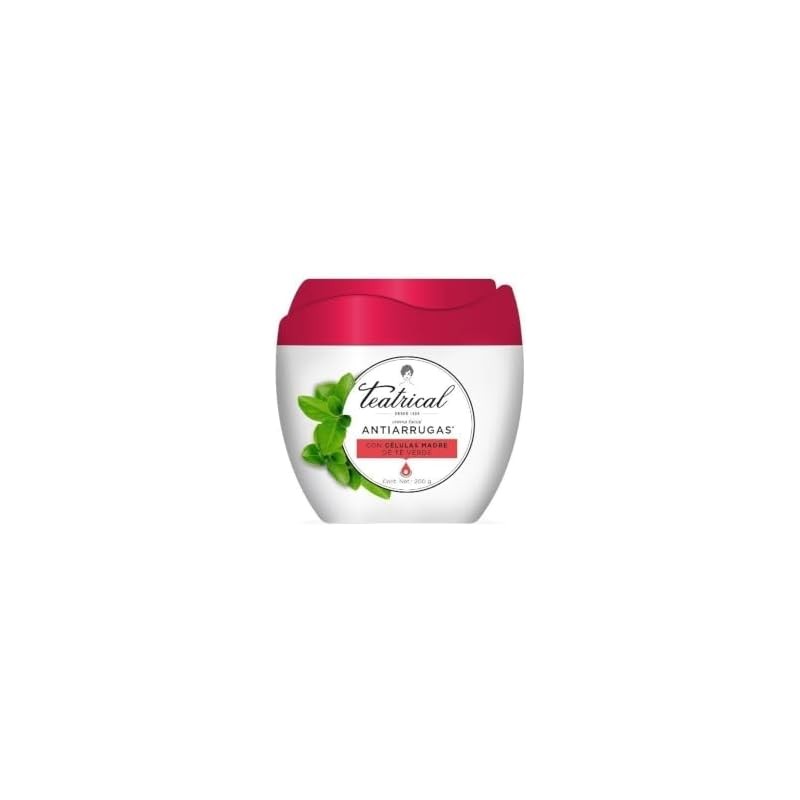 TEATRICAL - Crema Facial Antiarrugas. Con células madre de té