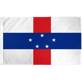 3x5 Netherlands Antilles Flag Dutch Country Banner Caribbean Island Pennent