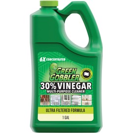 Green Gobbler 30% Concentrated Cleaning Vinegar for Home and Outdoor Use - Ultra-Filtered, 6x Stronger Than Traditional Table Vinegar, 1 Gallon