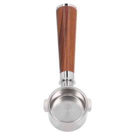 51mm Portafilter 2 Ears Bottomless Coffee Handle Stainless Steel for Delonghi ECO310 Thailand Rosewood
