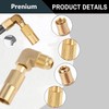 Propane Elbow Adapter for Blackstone 17" and 22", Brass 3/8"
