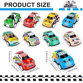 Hxezoc 50 Pack Mini Race Car for Classroom Prizes, Party Favors for Kids Toddlers 4-8 Years Old, Bulk Pull Back Car Toys for Carnival Prizes, Treasure Box Toys, Pinata Fillers, Goodie Bag Stuffers