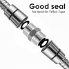 MBAIYO 3 Pcs Shower Hose Extension Connector, Stainless Steel Shower