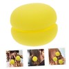 Vaguelly 12pcs Yellow Sponge Curlers Styling Tools for Effortless Curls