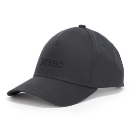 HUGO Men's Big Logo Cotton Baseball Hat, Black Olive, One Size