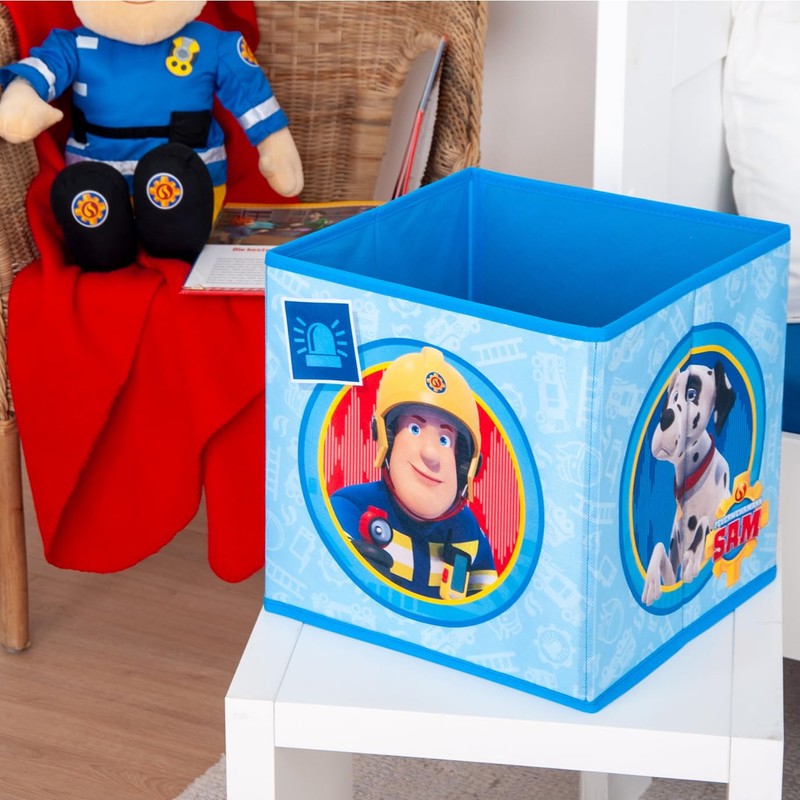 Herding Fireman Sam Storage Box, Approx. 30 x 30 x