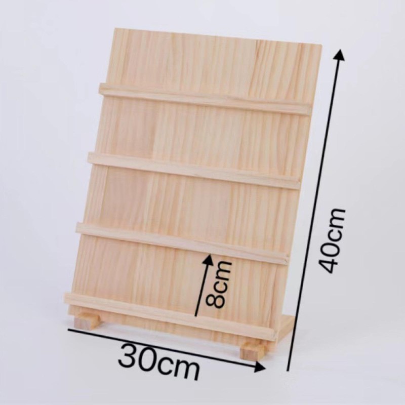 Oshhni Nail Art Display Board Earring Display Stand Multifunction Portable