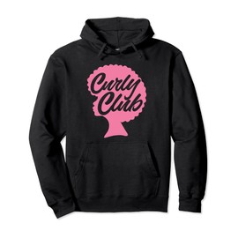 Curly Hair Afro Curls Curly Club Natural Hair Pullover Hoodie