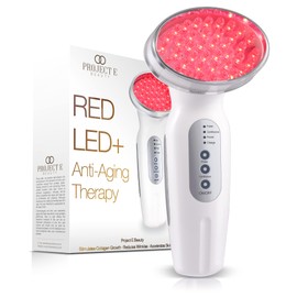 RED Light Therapy Machine by Project E Beauty | Anti-Aging | Collagen Boost| Diminishes Fine Lines & Wrinkles | Instant Firming & Lifting | Tightens & Tones | Wireless & Portable