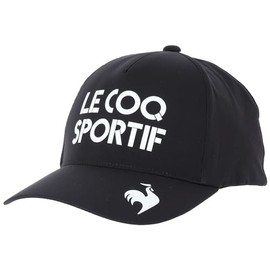 Coq Sportif QGCXJC30 Women's Rain Cap, Waterproof, Stretchable, Waterproof, Breathable, Lightweight, Hat, Rainy Weather, Golf, BK00 (Black)