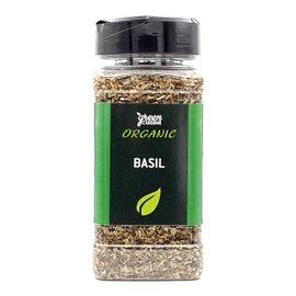 Organic Basil | 75g | Organic Dried Basil | Certified Dried Organic Basil.