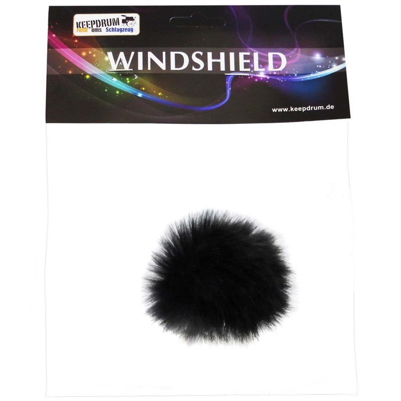 keepdrum WS05 Mini Fur Windscreen for Headsets and Lavalier Microphones