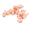 10Pcs Nozzle Electrode Kit Brass 176655 Electrode 176656 Nozzle Tip