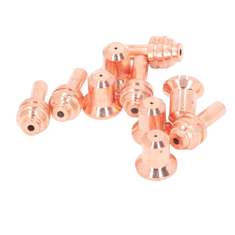 10Pcs Nozzle Electrode Kit Brass 176655 Electrode 176656 Nozzle Tip