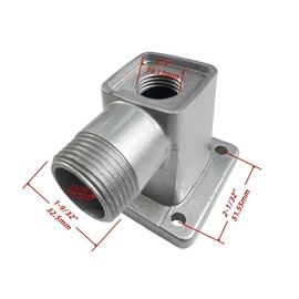 POWER PRODUCTS Outlet with Bolts for Predator 1” in.79cc Gasoline Engine Clear Water Pump NPT Thread—Fits SKU# 63404 56161