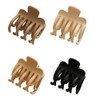 Curved Thin Hair Claw Clips for Women and Girls, Strong