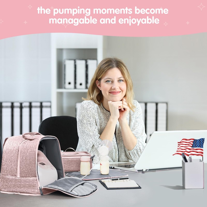 Breast Pump Bag for Spectra S1/S2, Cooler Travel Backpack with